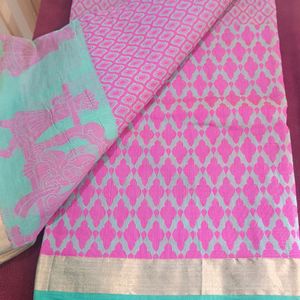 Silk Cotton Saree And Salwar