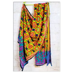 🎈NEW🎈Sequins Multicolour Phulkari Dupatta