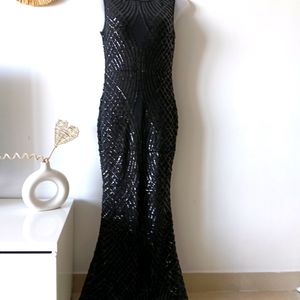 Everlaine Dimensional Sequin Gown