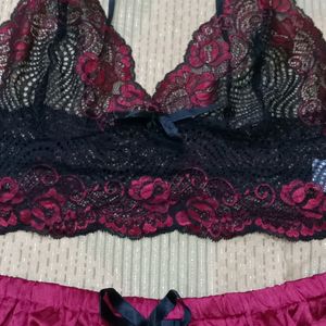 L Size Bra Panty Set