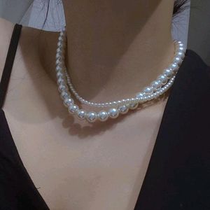 KOREAN DOUBLE LAYERS NECKPIECE