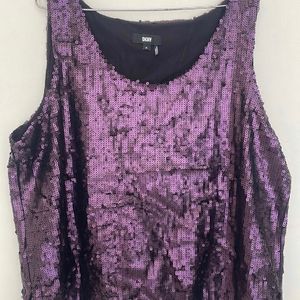 Sequin Purple Top