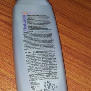 Naturali Anti Hairfal Shampoos -Rosemaey & ginseng