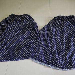 2 Skirt Same Colour