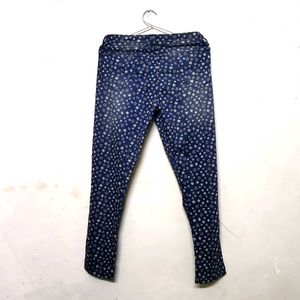 Jeans Star Patterned Design