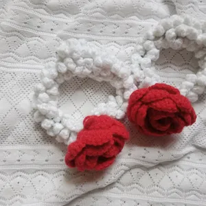 Crochet Rose Hand Gajra 🪞🛺🪷