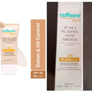 Spf50 Detan & Oil Control 50ml Sunscreen