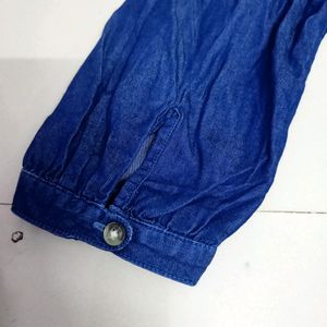 Dark Blue Colour Shirt Like For Girls