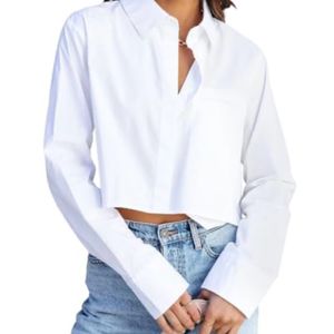 H&M Cropped Shirt