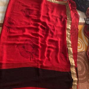 georgette saree like new