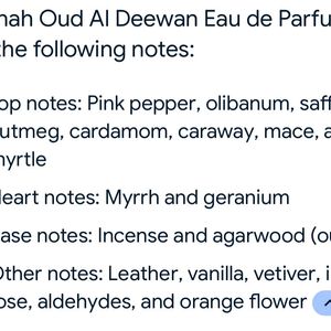 RIHANAH Oud Al Deewan Arabic Perfume