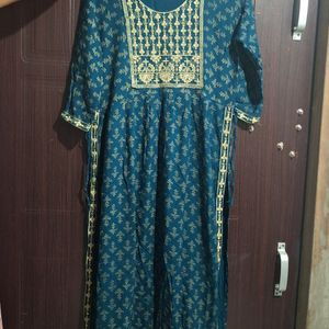 Teal Kurta