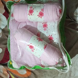 Beautiful pink Baby sleeping set