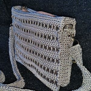 Handmade/ Crochet Sling Bag