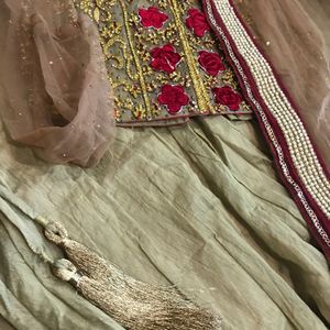 wedding designer lehengas very unique & beautiful hand made