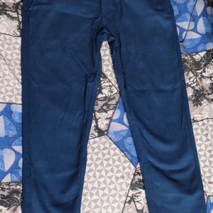 Cotton Navy Blue Formal Jeans