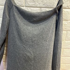 H&m Grey Off shoulder