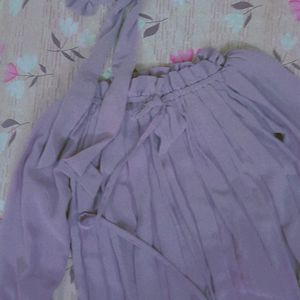 Pretty Lavender Off Shoulder 💜 Dress | Korean