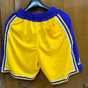 LAKERS NIKE  YELLOW BASKETBALL SHORTS