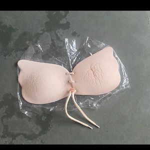 Beige Stick On Bra