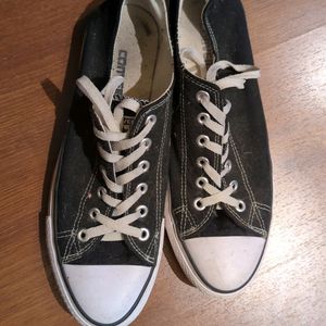 Black All Star Converse Sneakers UK 8.5