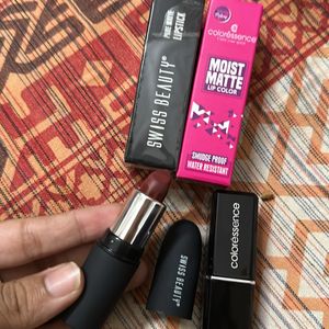 Combo  Lipstick Swiss Beauty & Colorenssce