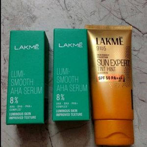 2 Face Serum & Sunscreen