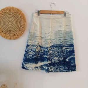 Anthropologie Postcard Skirt