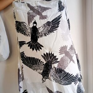 A Line Skirt With SideBySide Cut
