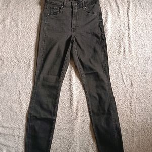 Charcoal High Waist Jeans