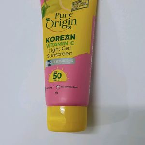 Pure Origin Korean Face Wash+Sunscreen