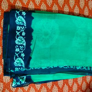 Green Saree