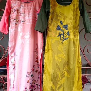 Combo Of 2 Beautiful Printed Kurtas