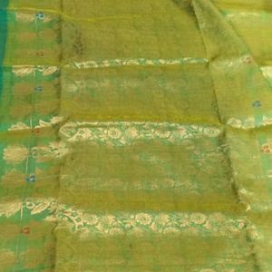 Green Pattu Saree