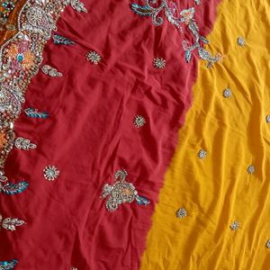 Lehenga Choli And Duptta Unstiched Fabric