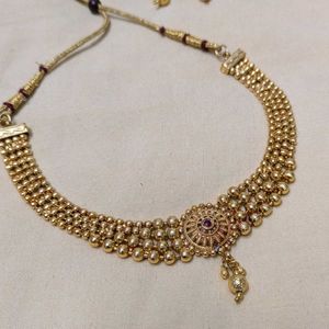 Women Necklace With Earrings Set