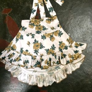 Kids White Frock