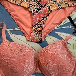 Combo Of  Hnm  Beach Wear  Bra N Panty