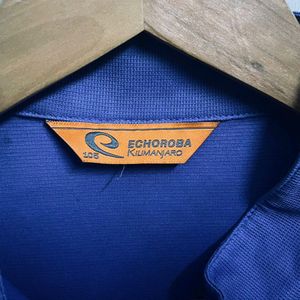 ECHOROBA | Kilimanjaro quarter zip | Navy Blue