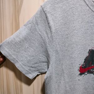 Nike Grey Big Logo T-Shirt