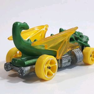 Collectible Hot Wheels Dragon Blaster Green Car