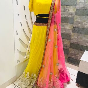 Lemon Yellow Lehenga