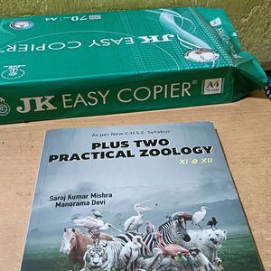 Kalyani +2 Zoology Practical Book