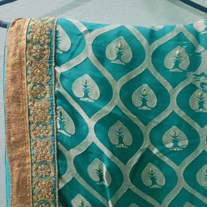 Multi Colour Shaded Saree