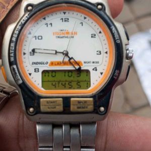 Vintage 1990s Timex Ironman Triathlon 100M Analog