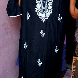 Lakhnavi Kadhai Long Kurti