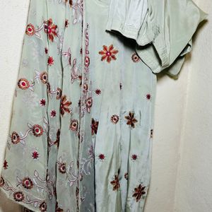 A Light Olive Kurta