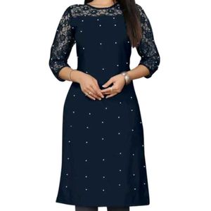 Full Body Moti Kurti With Net Sleeves Of Xl Size.