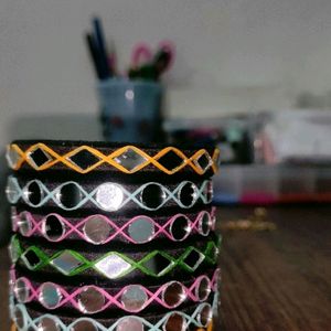 Colourful Garba Bangles 🌈