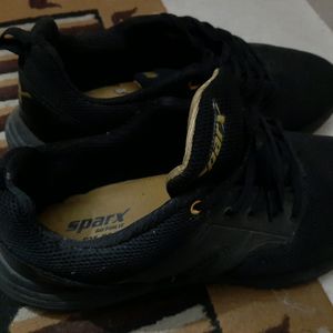 Sparx Black Shoes